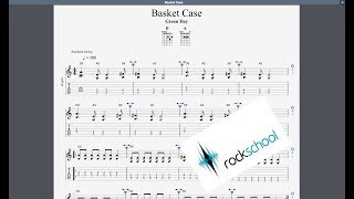 Basket Case Rockschool Grade 1 Guitar Play Along [upl. by Costin]