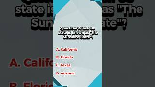 Do You Know The Sunshine State Find Out Now UsHistory CultureQuiz TestYourKnowledge [upl. by Kola]