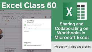 Sharing and Collaborating on Workbooks in Excel Enhance Team Productivity [upl. by Azila]