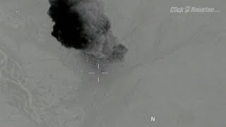 MOAB bomb seen dropping on Afghanistan [upl. by Haisi]