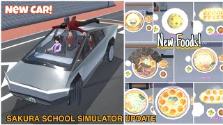 UPDATE‼️  Sakura School Simulator Update  New Hair Ramen Shop New Hats New Cars New Props etc [upl. by Tebazile59]