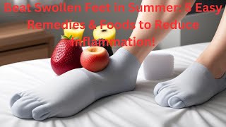 Beat Swollen Feet in Summer 5 Easy Remedies amp Foods to Reduce Inflammation [upl. by Luhey]