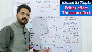 Peltier effect  Thomson effect  BS physics  BSc  ADS  physics ka safar [upl. by Notsirk640]