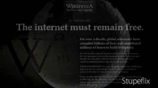 Wikipedia Blackout Over Piracy Bill [upl. by Klos]