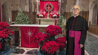 Bishop Terry LaValleys 2023 Christmas greeting [upl. by Shinberg]