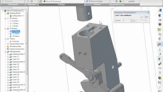 Alibre Design Kinematische Bewegungsanalyse [upl. by Yanehs85]
