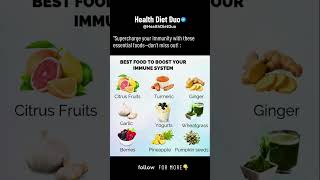 Boost Your Imminue System  HealthDietDuo shorts [upl. by Ocnarfnaig]