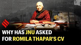 Who is Romila Thapar  Why has JNU asked for her CV [upl. by Nnairam]