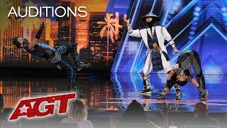 WOW EPIC Dance Crew Delivers Mortal Kombat x Street Fighter Show  Americas Got Talent 2019 [upl. by Horter]