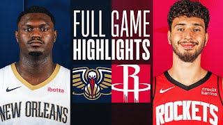 ROCKETS at PELICANS  FULL GAME HIGHLIGHTS  December 23 2023 [upl. by Leirum]