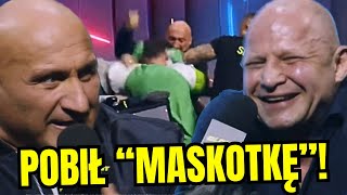 NAJMAN STŁUKŁ MASKOTKĘ na CLOUT MMA W TLE JACEK MURAŃSKI [upl. by Nedmac]