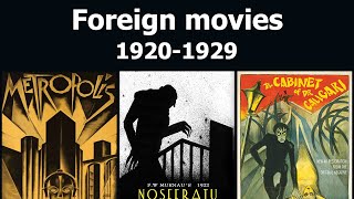 Foreign movies from the 1920s [upl. by Louis]