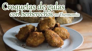 CROQUETAS de gulas con berberechos en Thermomix [upl. by Kciredorb]