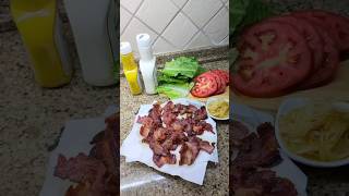 bacon sandwich سندويش بيكن breakfastideas breakfast bacon [upl. by Liw]