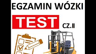 EGZAMIN UDT WÓZEK WIDŁOWY TEST CZ 2 [upl. by Schmitt]