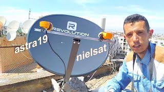 استقبال نلسات و استرا على طبق بيضوي installation nilesat et astra [upl. by Airat840]