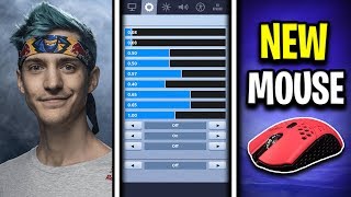 NEW Ninja Fortnite Settings Keybinds amp Peripherals NEW MOUSE [upl. by Suissac]