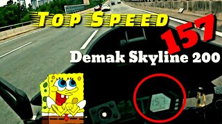 110Top Speed Demak Skyline 200🏁 [upl. by Freberg]