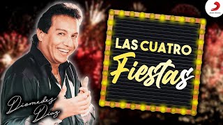 Las Cuatro Fiestas Diomedes Díaz  Letra Oficial [upl. by Allie]