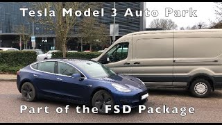 Auto Park on the Tesla Model 3  Is it any good [upl. by Drageruaeb818]