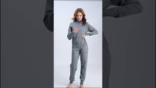 PASUXI Women 2 Piece Outfits Sweatsuit Sweater Sets fashion gymclothesbeauty casualworkoutset [upl. by Ahsasal103]