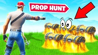 RANDOM Prop Hunt CHESTS for LOOT NEW Game Mode in Fortnite [upl. by Leidag]