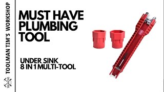 MUST HAVE DIY PLUMBING TOOL  Under 15  8 in 1 Undersink MultiTool [upl. by Lorusso553]