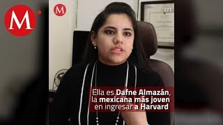 Dafne Almazán la mexicana más joven en estudiar en Harvard [upl. by Seiber]