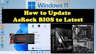 How to update BIOS AsRock motherboard BIOS update to the latest version [upl. by Mechling]