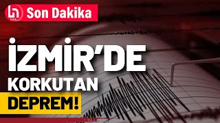 İzmirde deprem İşte o anlar [upl. by Orips]