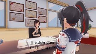 Blaming the Delinquents  Yandere Simulator [upl. by Rhynd237]