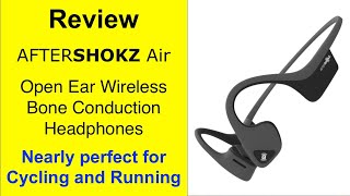 Review AFTERSHOKZ Air Open Ear Wireless Bone Conduction Headphones AS650SG [upl. by Camellia]