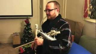 McGyverd PVC and Duct tape Bagpipes [upl. by Ahsias425]