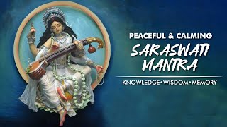 Maa Saraswati Mantra For Knowledge Wisdom amp Memory  या कुन्देन्दुतुषारहारधवला [upl. by Edyak557]