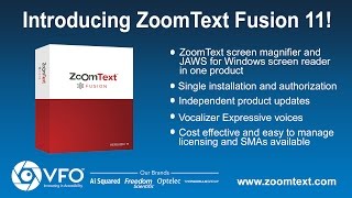 Introducing ZoomText Fusion 11 [upl. by Sitnik271]