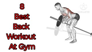 8 Best Back Workout At Gym l Mohit Fitness [upl. by Ardnajela]