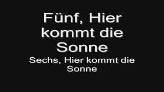 Rammstein  Sonne lyrics HD [upl. by Wertheimer]