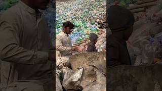 Plastic bottles recycling process and turning into pvc pipe [upl. by Gerik]