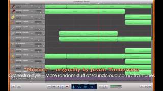 quotMirrorsquot  orchestrastyle via GarageBand original song by Justin Timberlake [upl. by Yesoj944]