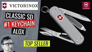 🇨🇭 Victorinox CLASSIC SD Alox  An Essential Keychain Victorinox Knife  UNBOXING  Review  SAK [upl. by Notecnirp]