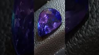 Rare certified Tanzanite gemstone 257 CTS wwwpuritygemsetsycom [upl. by Lowrie]