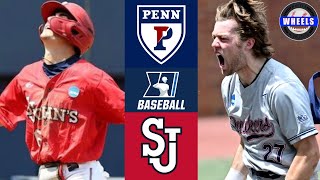 Penn vs St Johns INTENSE  Regionals Elimination Game  2024 College Baseball Highlights [upl. by Letisha]