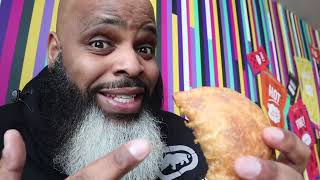 Taco Bell’s NEW Cheesy Chicken Crispanada Review [upl. by Ylrebmic120]