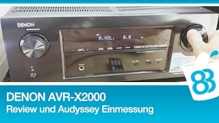 Denon AVRX2000 Review und Audyssey Einmessung [upl. by Yrreb947]