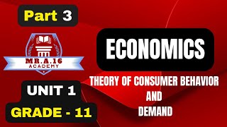 ECONOMICS GRADE 11 UNIT 1 PART 3 123 THE MARGINAL RATE OF SUBSTITUTION MRS [upl. by Ardnikal]