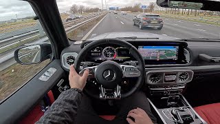 THE NEW MERCEDES AMG G63 G WAGON TEST DRIVE [upl. by Lehcsreh]