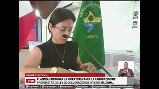 Plantean derogar la moratoria para aprobación de propuestas declarativas [upl. by Farly]