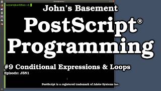 Postscript 9 Conditional Expressions amp Loops [upl. by Pavla]