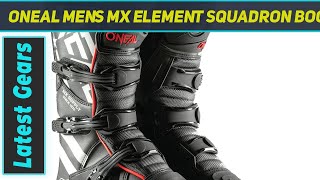 ONeal Mens Mx Element Squadron Boots  Review 2023 [upl. by Ideih488]