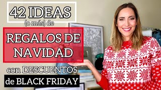 42 IDEAS de REGALOS de NAVIDAD 🎁  con DESCUENTOS por BLACK FRIDAY 🖤 [upl. by Odel]